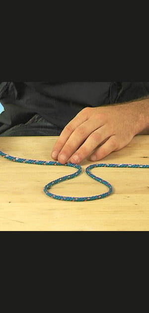 Le noeud de halage&nbsp;: &eacute;tape 1