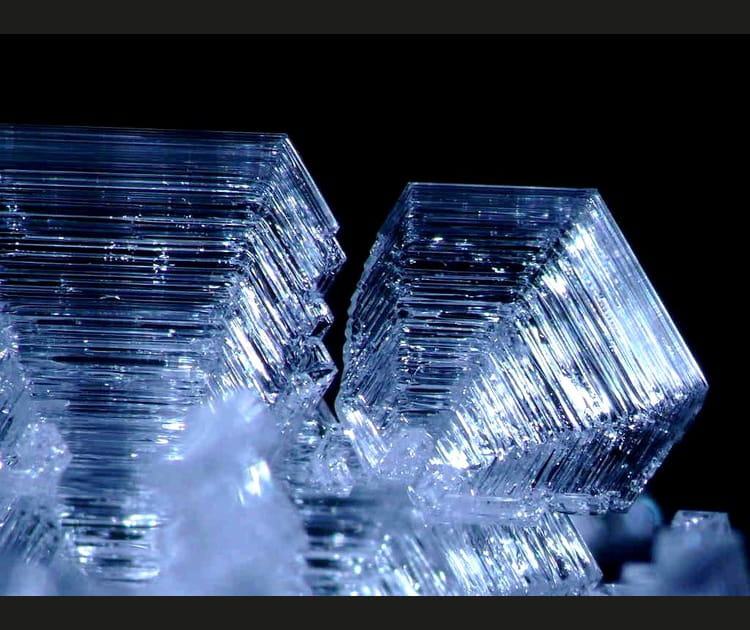 Cristaux de glace