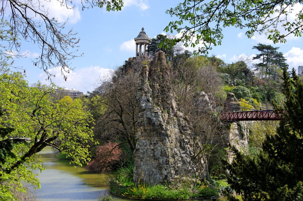 Le parc des Buttes Chaumont à Paris