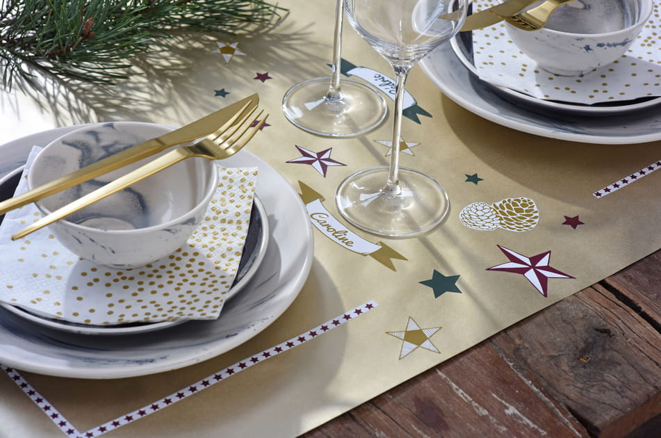 Une table de f&ecirc;te aux jolis motifs