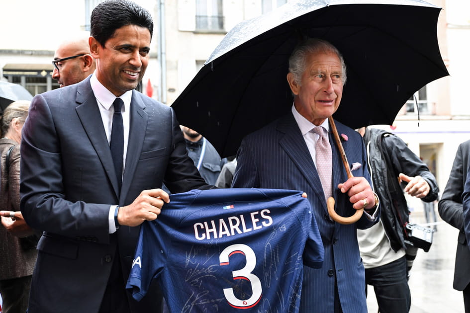 Les images de la visite de Charles III en France