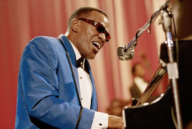 Ray Charles en Jamie Foxx