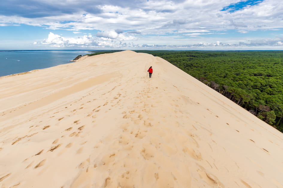 Echapp&eacute;e belle sur la dune du Pilat pour les ponts de mai