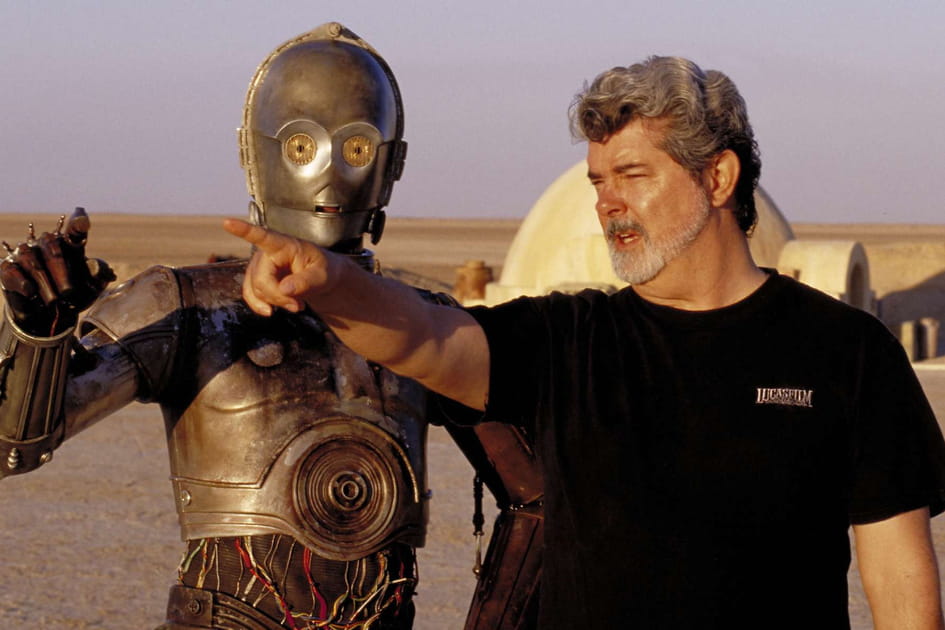 George Lucas sur le tournage