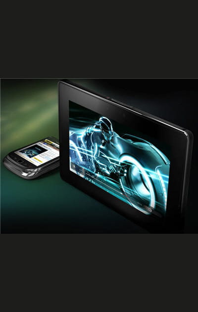 Une tablette tactile Blackberry