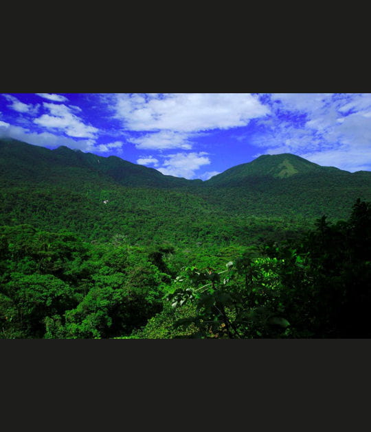 Une vue sur le Volcan Tenorio