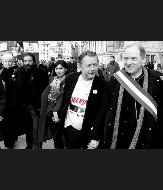 Manifestation de solidarit&eacute; pour Ingrid Betancourt