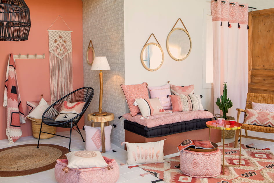 D&eacute;corer son salon dans les tons roses