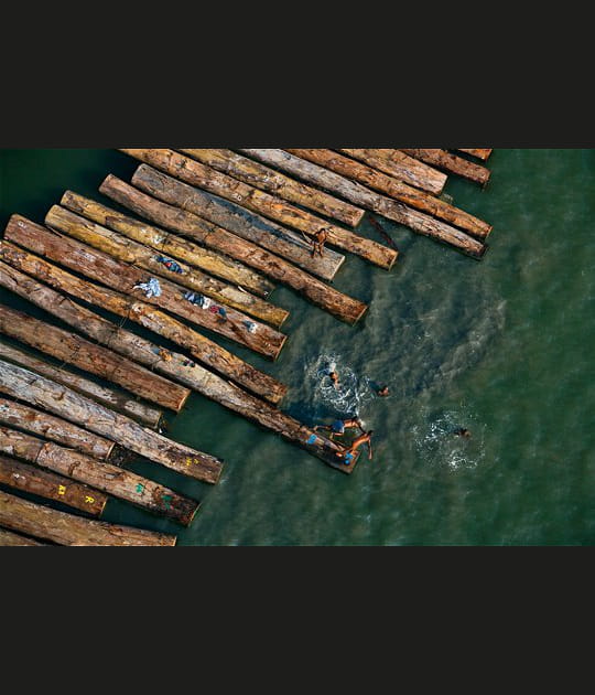 Parc &agrave; bois de Port-Gentil