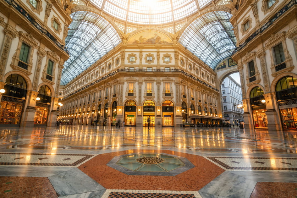 Rentrer dans la galerie Vittorio Emanuele II