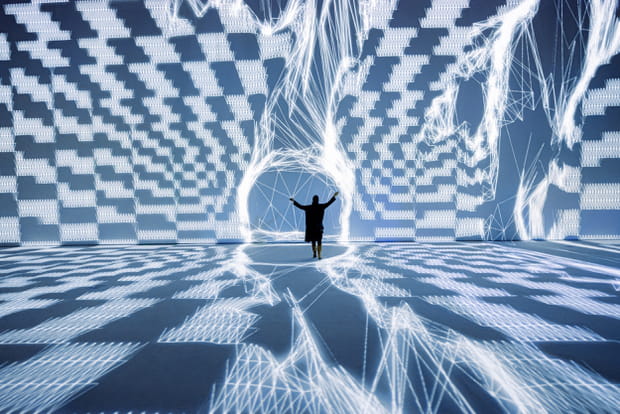 Pixels, une exposition bluffante avec l'univers créatif de l'IA au Grand Palais immersif de Paris