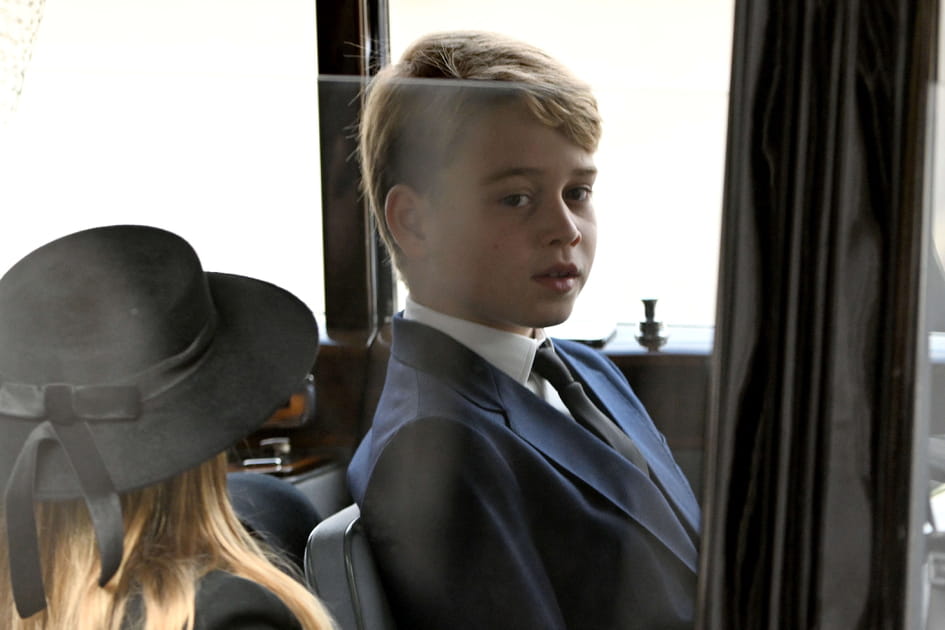 George, l'ain&eacute; aux fun&eacute;railles d'Elizabeth II