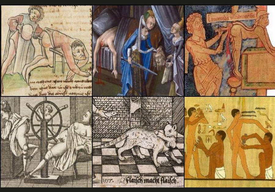 Des illustrations m&eacute;di&eacute;vales que Facebook ne saurait voir