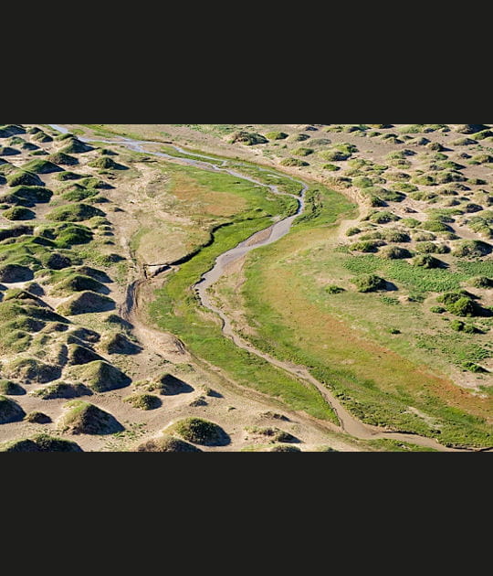 Les plaines de Mongolie vues du ciel