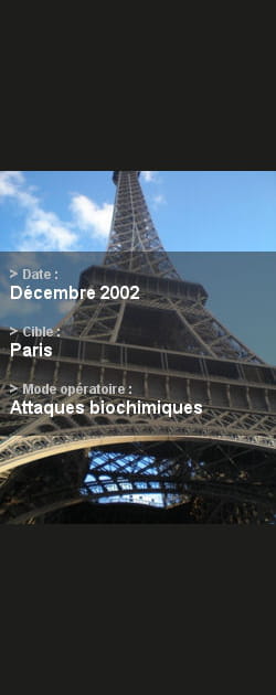 Une attaque biochimique &agrave; Paris