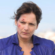 cécilia hornus sur le tournage plus belle la vie.