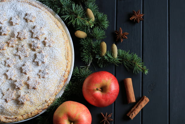 La tarte étoilée aux pommes, une idée lumineuse pour Noël