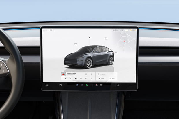 Tesla Model Y : la tablette centrale grandit encore et gagne en réactivité