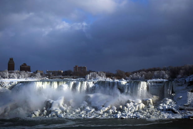 Les chutes de Niagara gelées