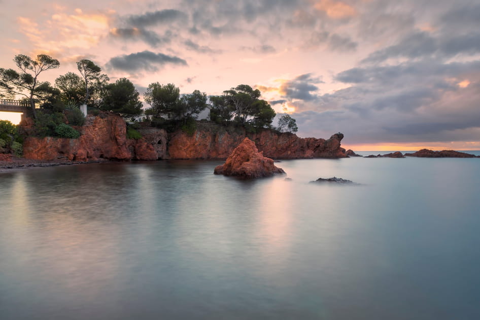 Coucher de soleil sur l'Est&eacute;rel