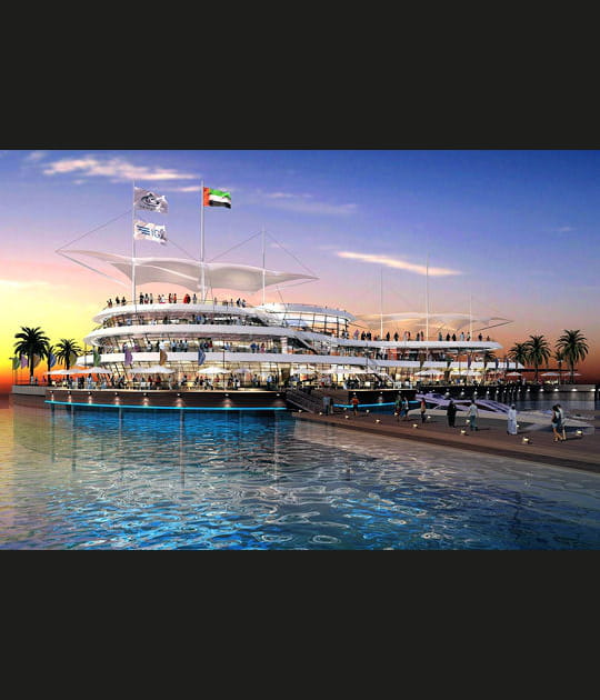 Des marinas et un clubhouse