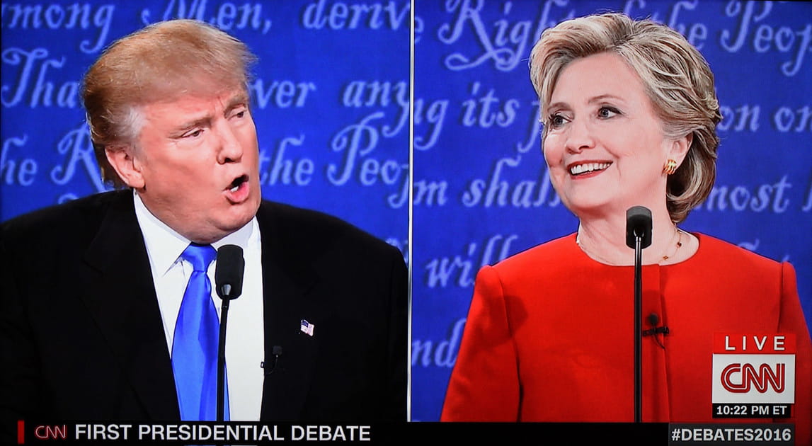 D&eacute;bat VS Trump