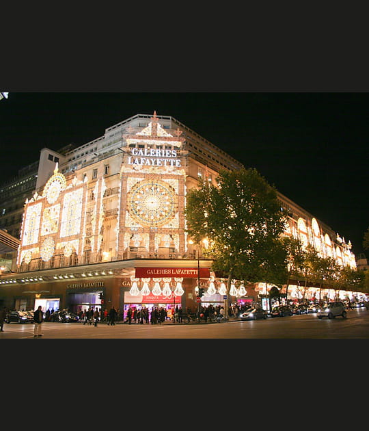 La fa&ccedil;ade des Galeries Lafayette
