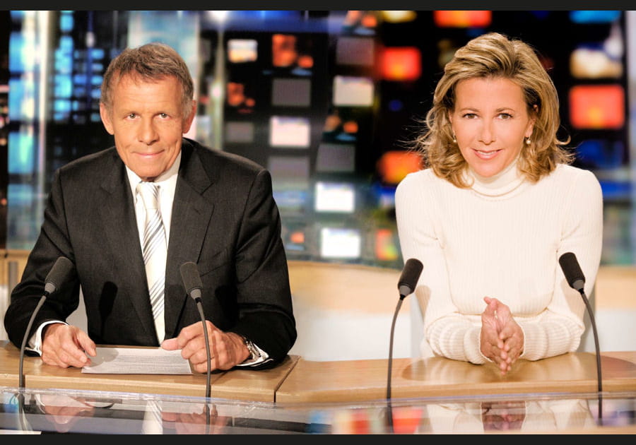 Patrick Poivre d'Arvor et Claire Chazal