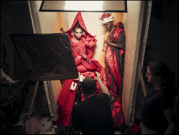 Rupaul en Reine de cœur dans le Calendrier Pirelli 2018