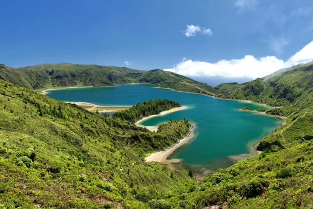 La lagune de feu aux Açores