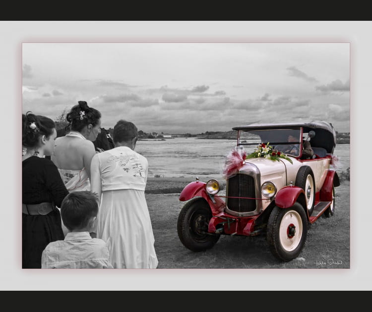 Vive la mari&eacute;e&nbsp;! Ou la voiture...