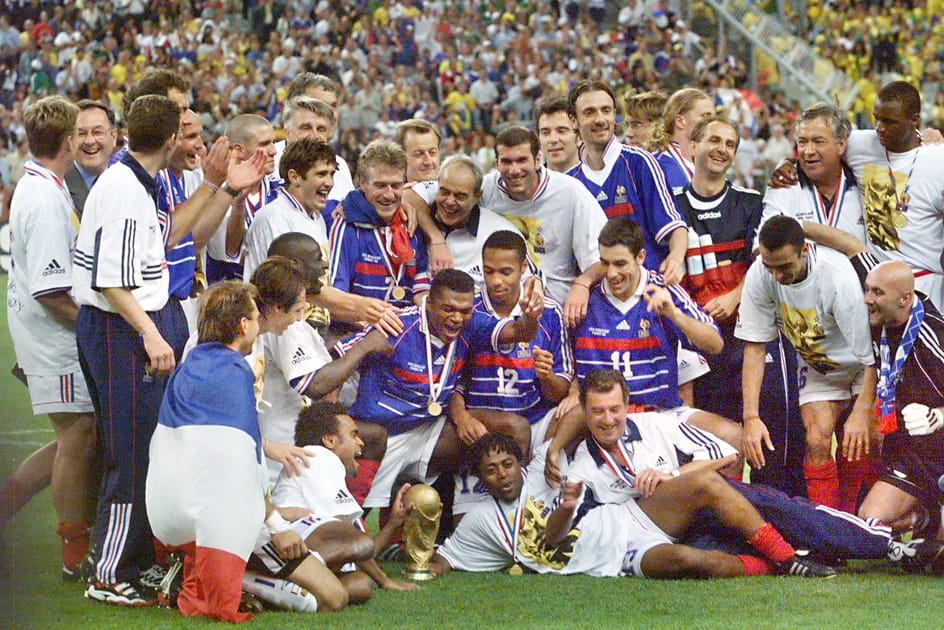 Les Bleus champions du monde en 1998