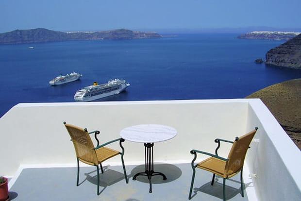 Vue sur la Méditerranée : les îles grecques