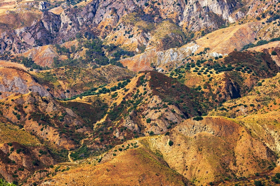 Le parc national de l'Aspromonte, en Calabre (Italie)