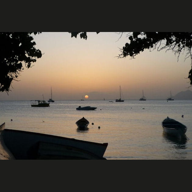 Coucher de soleil en Martinique