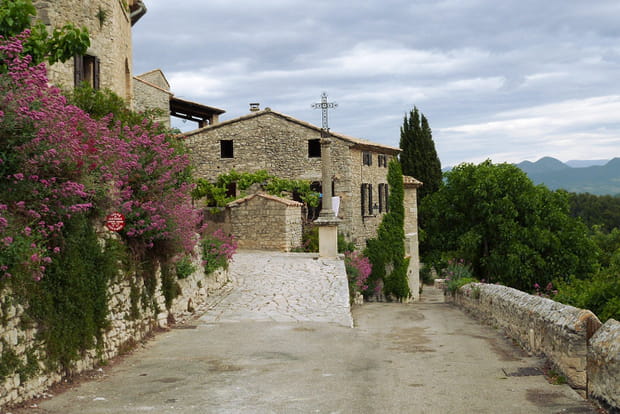 Panorama sur la plaine de l'Ouvèze