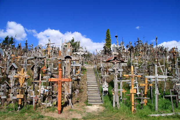 La Colline des Croix en Lituanie