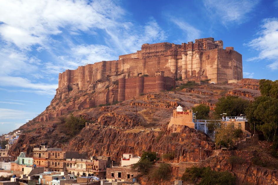 Le monumental fort de Mehrangarh en Inde