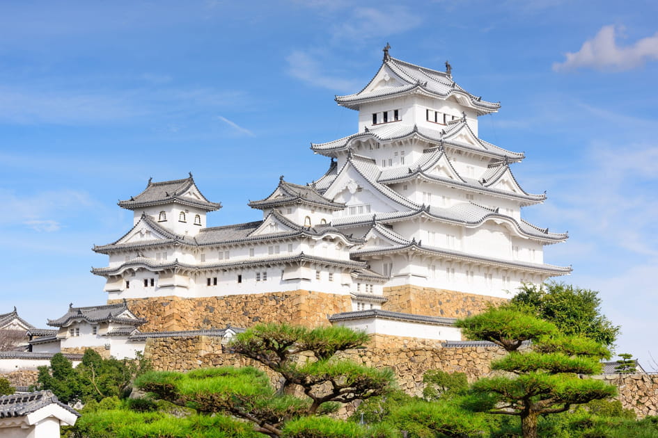 Le ch&acirc;teau de Himeji, au Japon