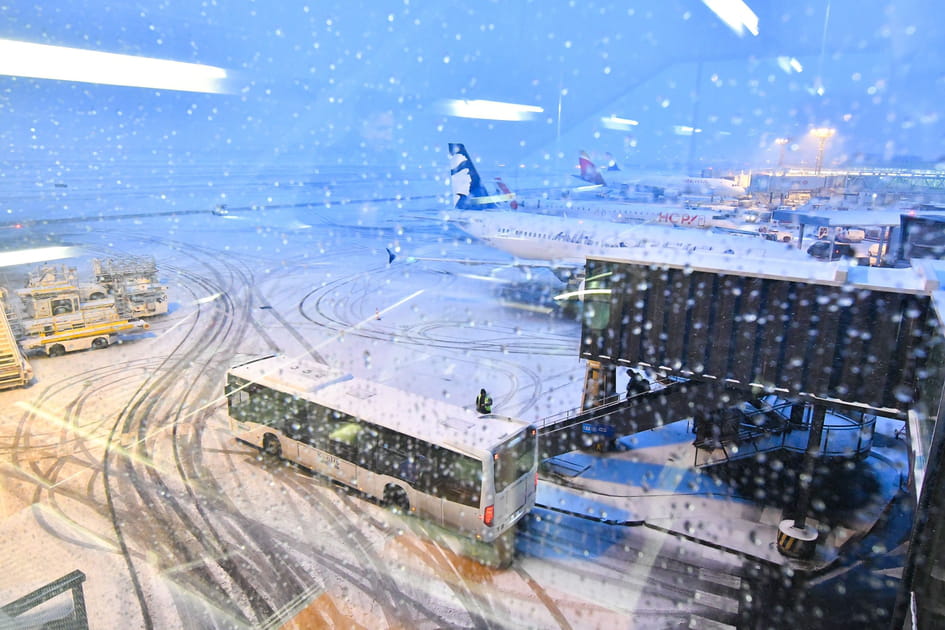 Les images de la neige &agrave; Paris et en France