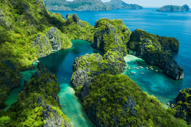 L'île de Palawan aux Philippines