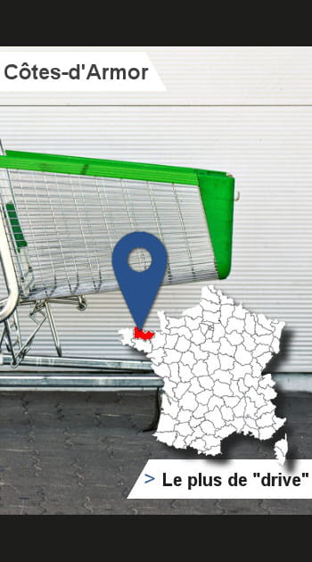 22 &ndash; C&ocirc;tes-d&rsquo;Armor&nbsp;: le&nbsp;plus de&nbsp;&quot;drive&quot; par&nbsp;habitant