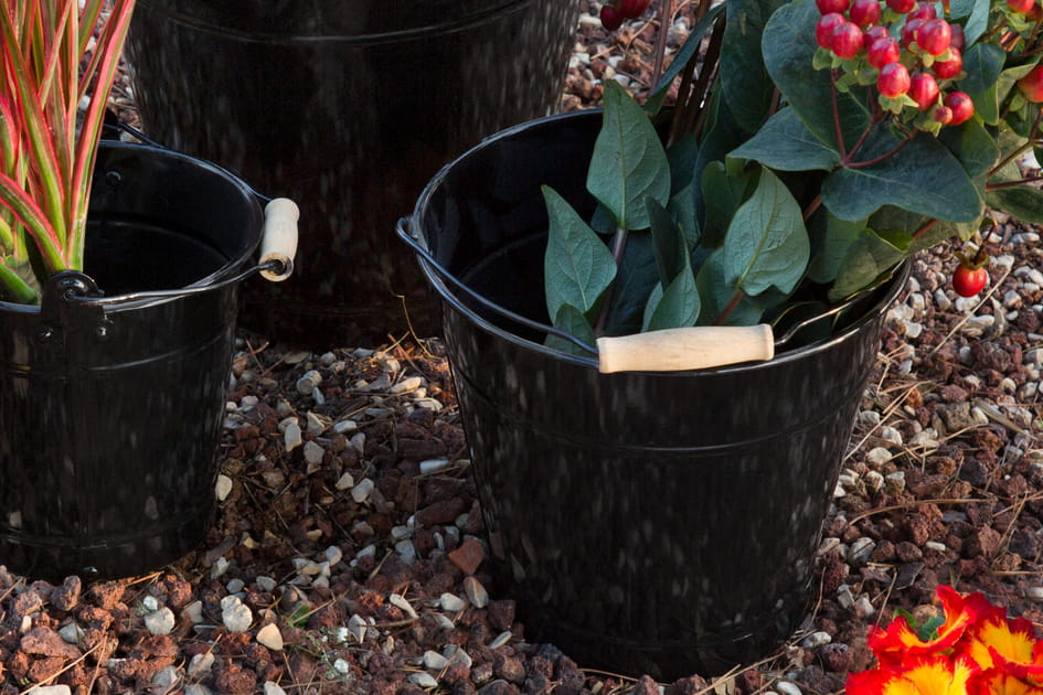 Des pots fa&ccedil;on seau