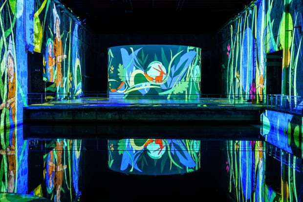 Le Petit Prince aux Bassins des Lumières à Bordeaux