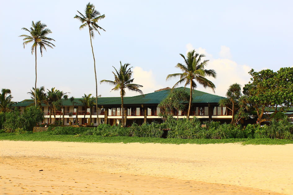 La plage de Koggala au Sri Lanka