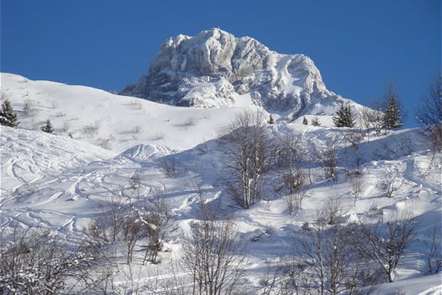 Le paradis blanc du massif des Aravis
