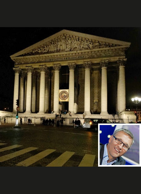 Laurent Ruquier, pr&egrave;s de la Madeleine &agrave;&nbsp;Paris
