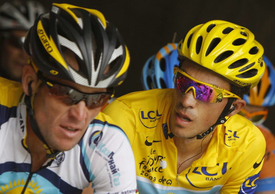 Lance Armstrong et Alberto Contador, une relation &quot;inexistante&quot;