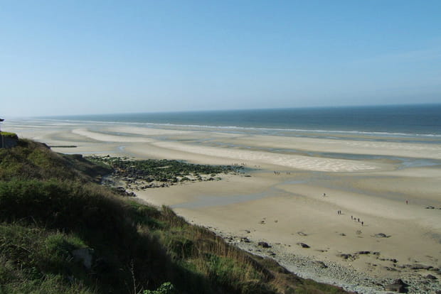 La plage d'Equihen (Pas-de-Calais)