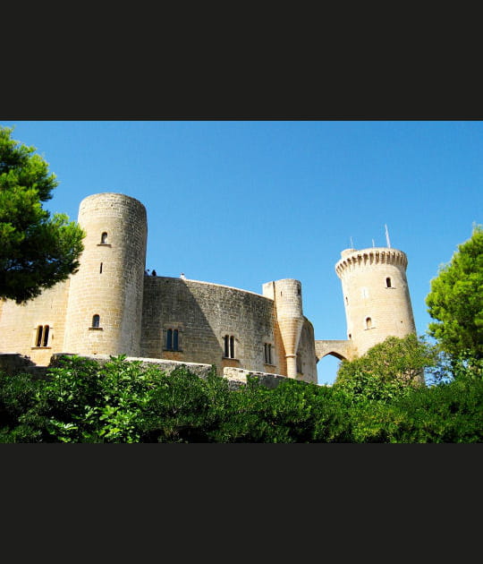 Le ch&acirc;teau de Bellver sur l'&icirc;le de Majorque